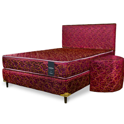 Juego completo Parana convencional 140x190 Cm Bordo