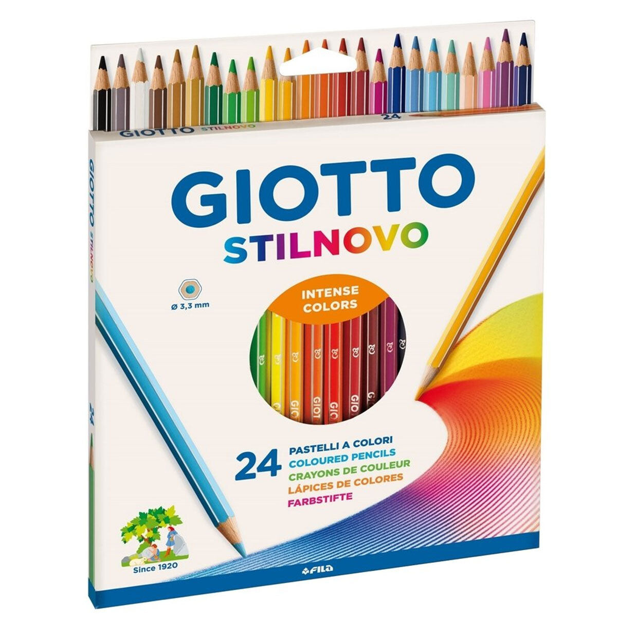 Lápices De Colores Giotto Stilnovo 24 Unidades 