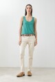 Musculosa escote a la base verde