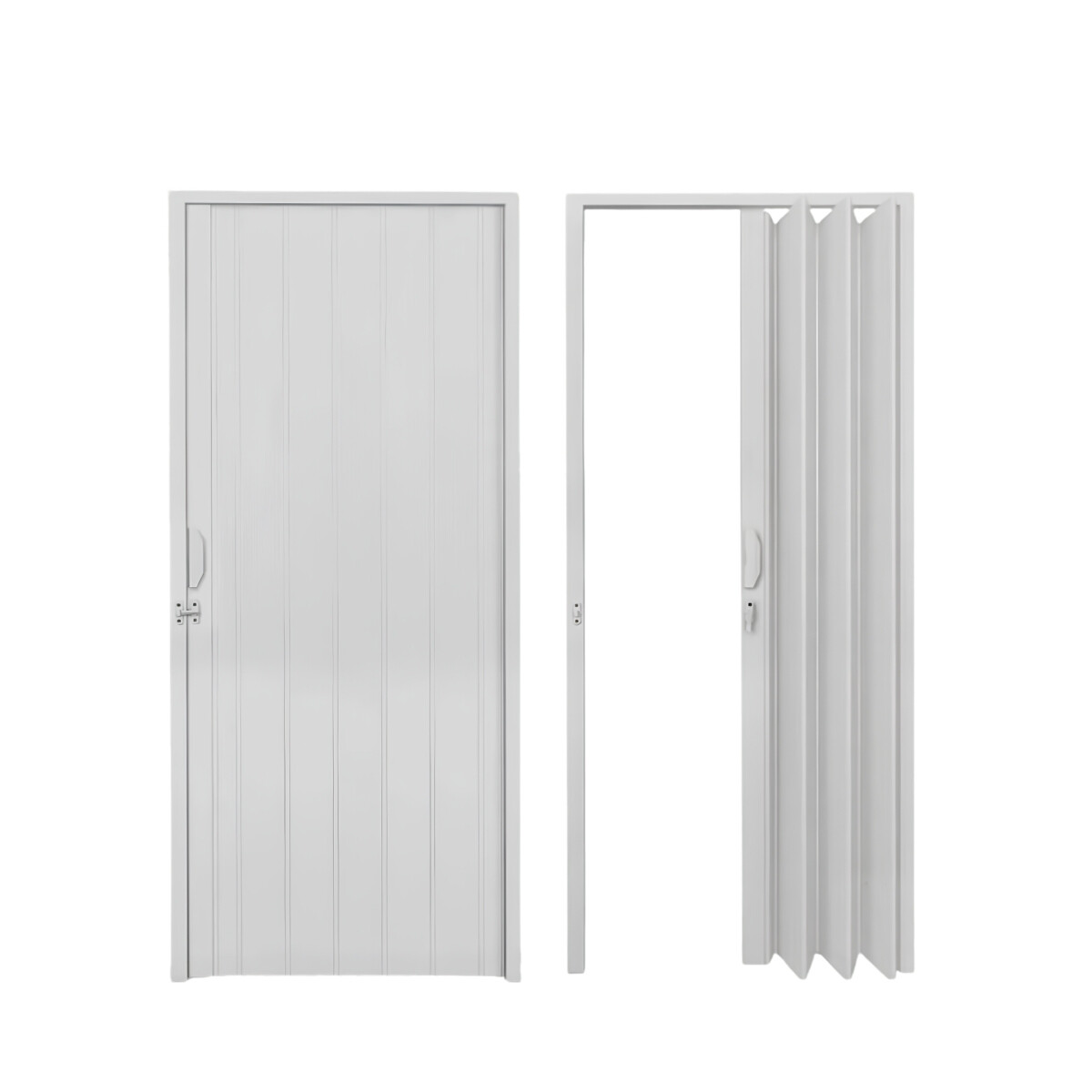 Puerta Plegable Blanca 1,0 X 2,10 Mts 