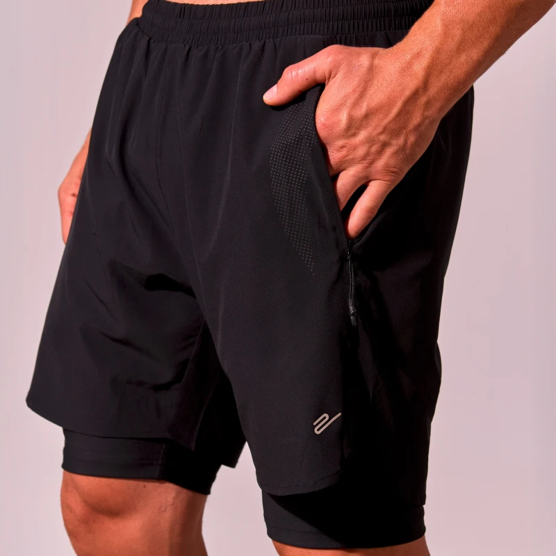 Pantalón Corto Liam de Hombre Negro