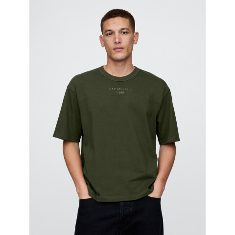 JPN FOOTBALL TEE GARDENING GREEN