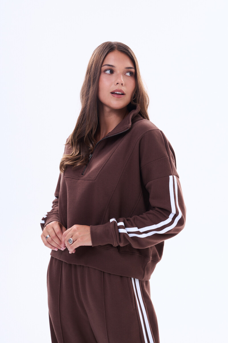 Buzo de felpa Mijas Marrón