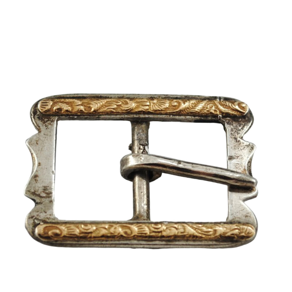 Hebilla Plata Y Oro Rectangular Hebilla Plata Y Oro Rectangular