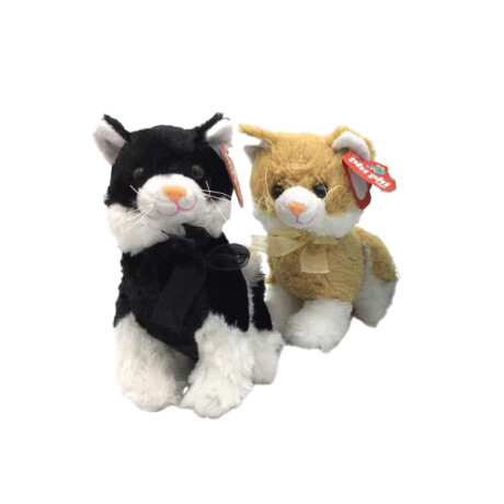 Peluche Gato c/Sonido Phi Phi Negro