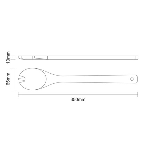 Tenedor para ensalada "BAMBOO" -TRAMONTINA TB1004