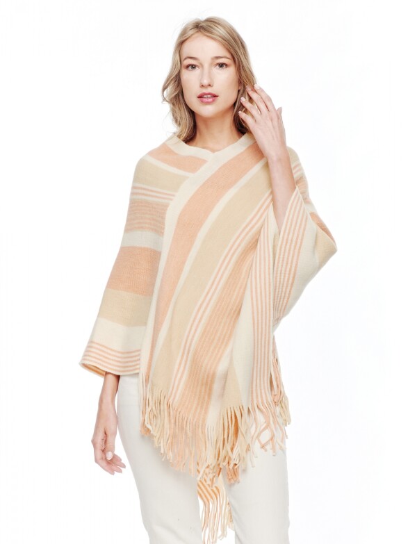 Poncho Soft CORAL/MULTI