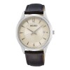 Reloj Seiko SUR421P1 para hombre con correa de cuero Beige