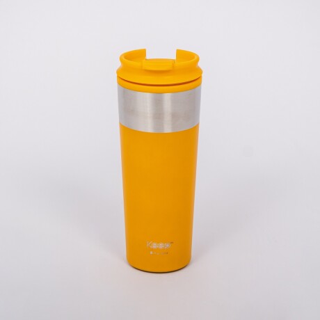 Mug Metálico Vaso Térmico Acero Inoxidable Mug Metálico Vaso Térmico Acero Inoxidable Naranja