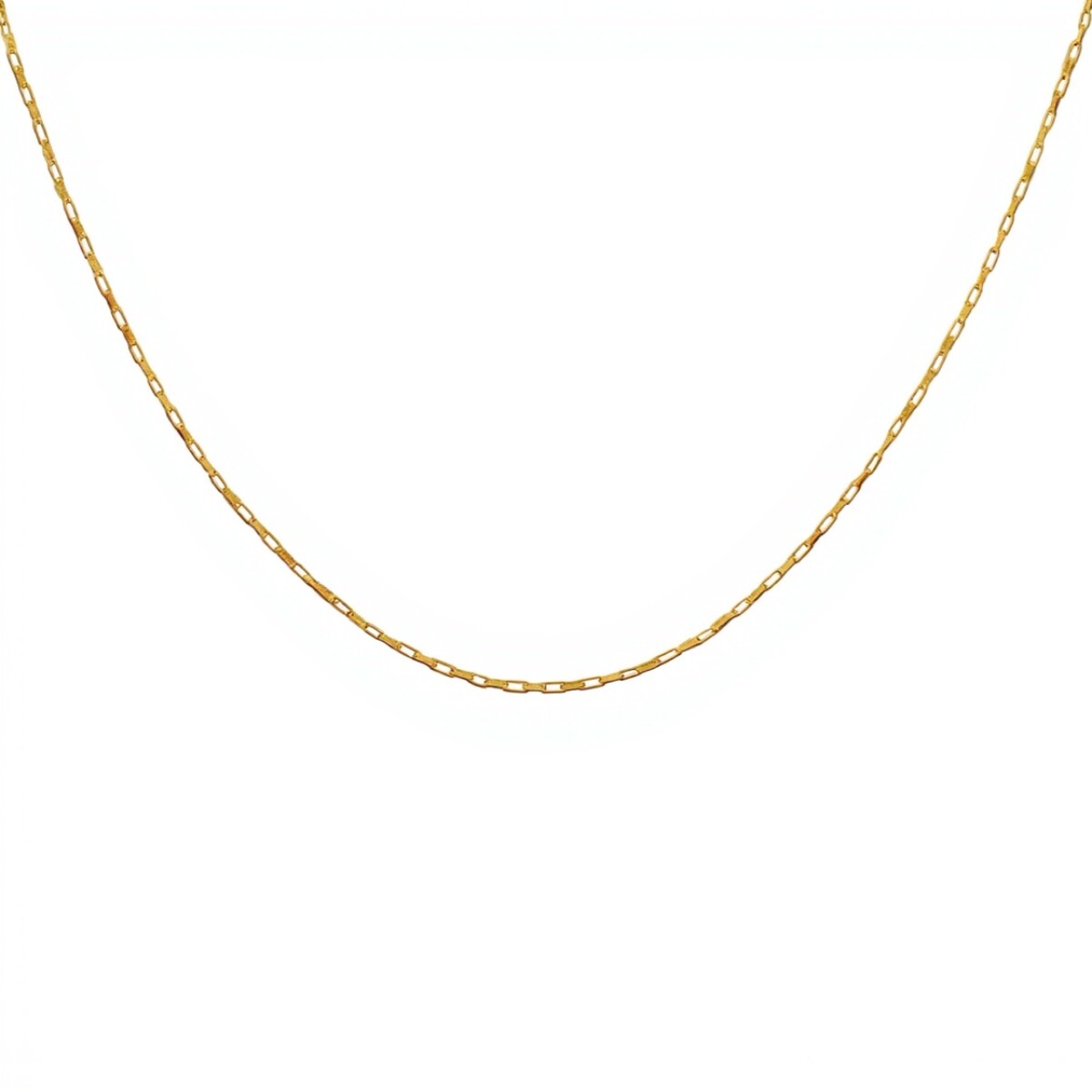 Cadena oro Cartier candado-Oro bajo -Sin Piedra-CD8049 - sinpiedra 