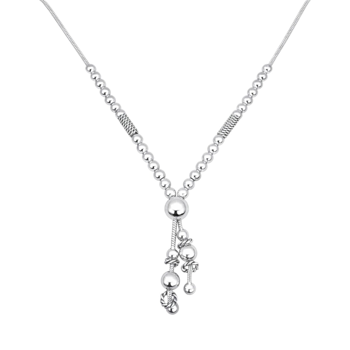 Cadena bolitas/serpiente - Plata 925 - Sin Piedra - CD3533 - sinpiedra 