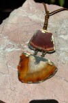 Cracked Necklace Caramel