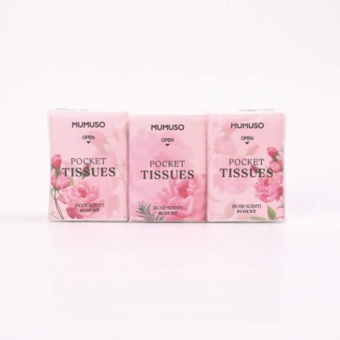 PAÑUELOS DE BOLSILLO CON AROMA A ROSA PAÑUELOS DE BOLSILLO CON AROMA A ROSA