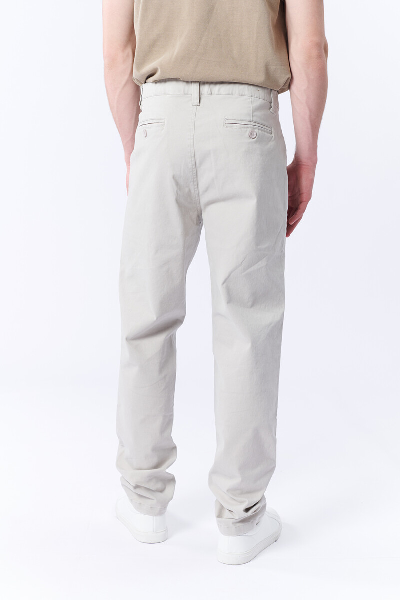 Pantalón Chino Gris Hielo