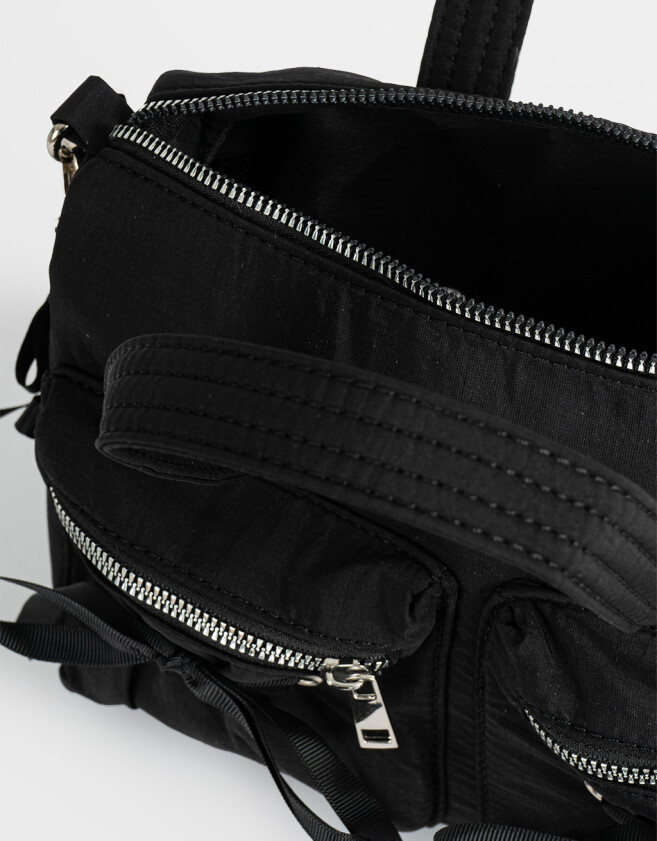 City Cartera City Con Moños - Negro