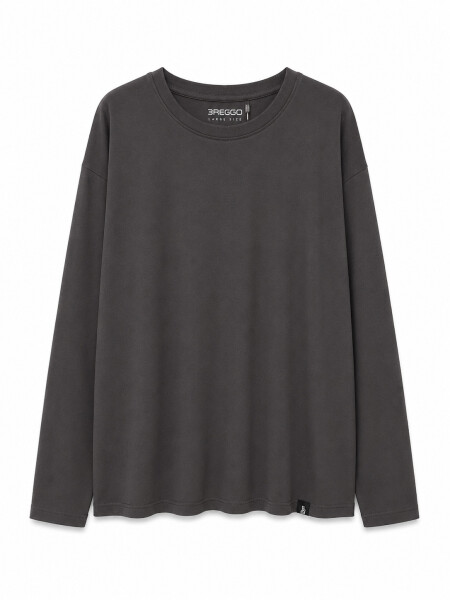 REMERA BONN GRIS OSCURO