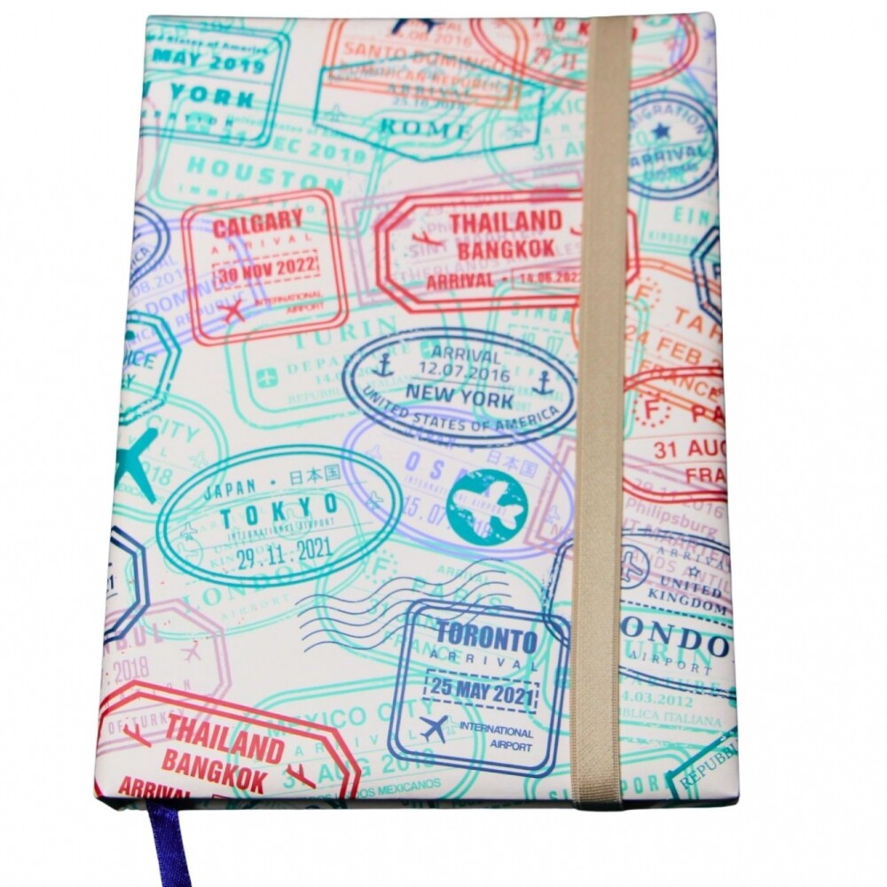 AGENDA ABEZETA CLASSIC MEDIUM 211 T4 TAPA SELLOS PASAPORTE