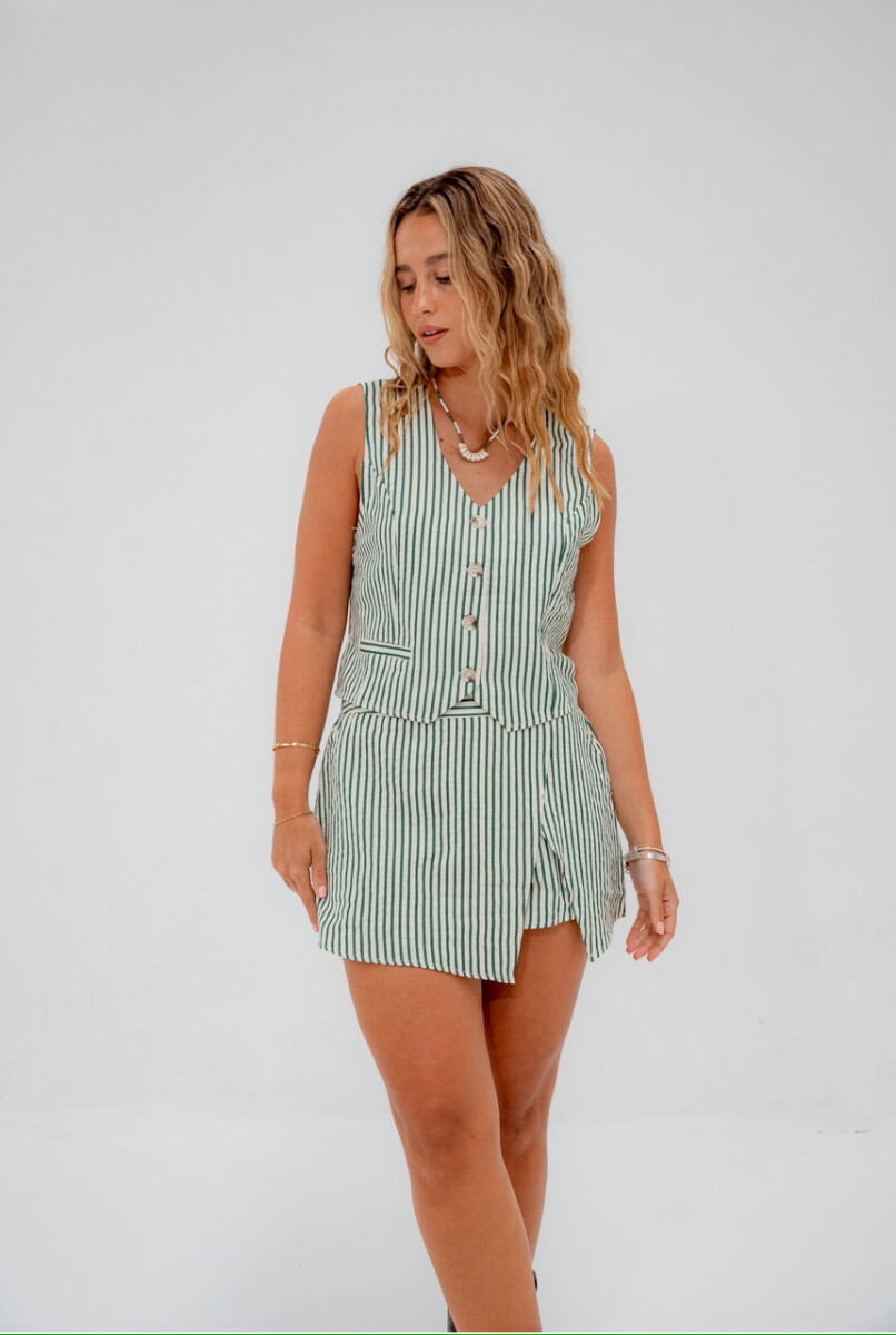 Conjunto Stripes - verde 