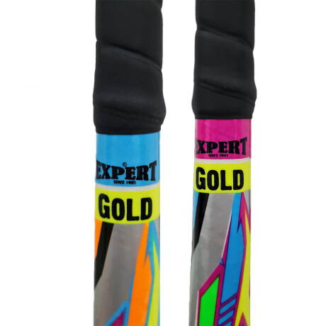 Palo De Hockey Expert Gold Madera Reforzado 28 A 37.5 Rosado - Talle 32