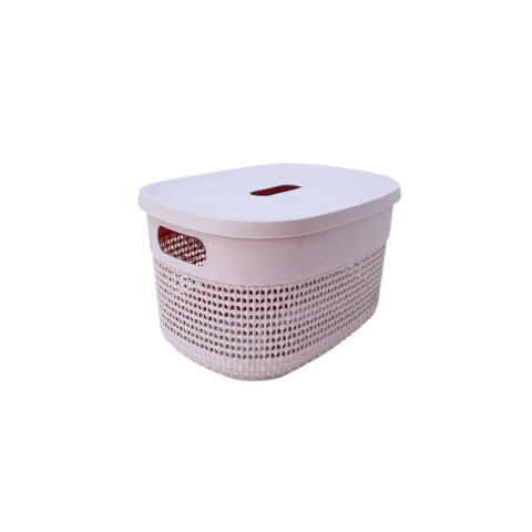 Canasto organizador c/tapa 27x22,5x15,5cm Canasto Organizador C/tapa 27x22,5x15,5cm