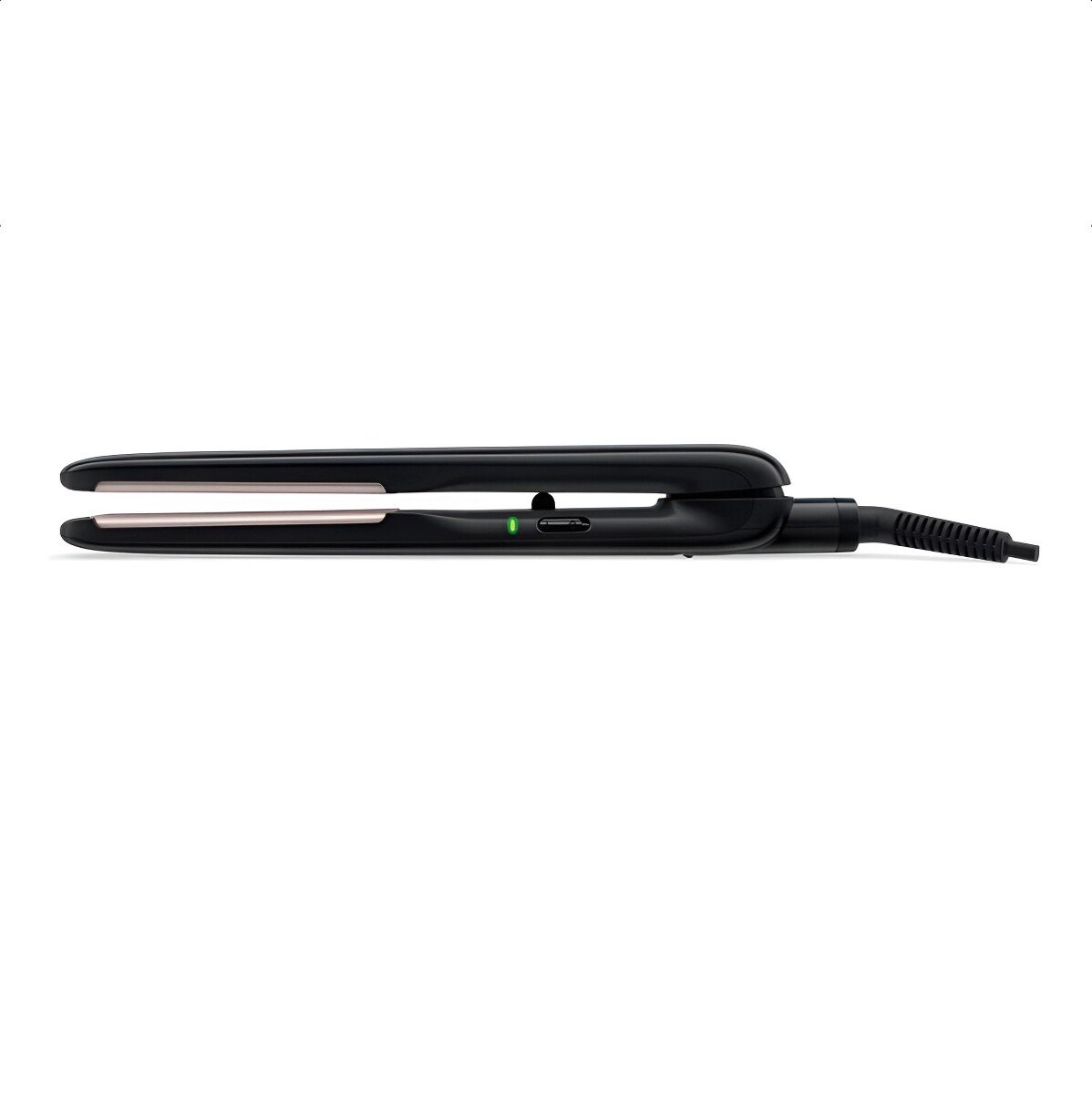 Planchita De Pelo Philips Essential Hp8321 Negra Y Plateada 