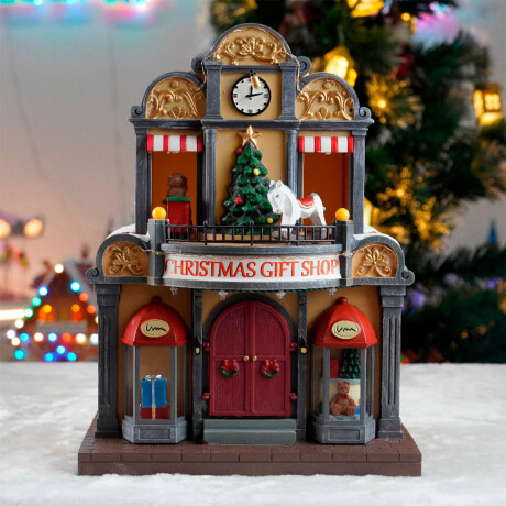 Adorno Papá Noel Decoración Casa Navidad Luz + Sonido Adorno Papá Noel Decoración Casa Navidad Luz + Sonido