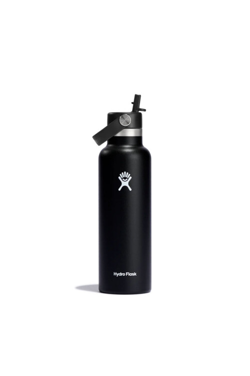21 OZ STANDARD FLEX STRAW CAP Black