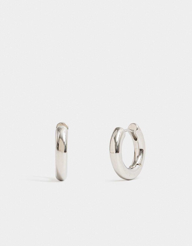 Aros Argollas Metal Aros Argolla De Metal - Plateado