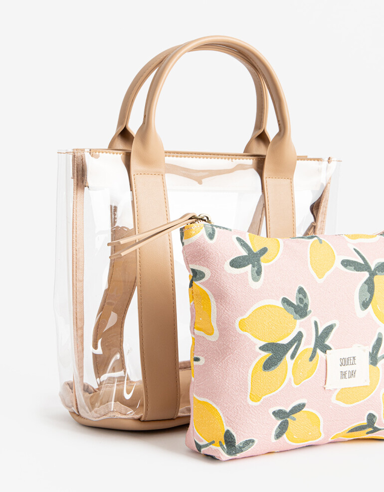 Porta Cosméticos Set De Portacosméticos - Estampado Flores