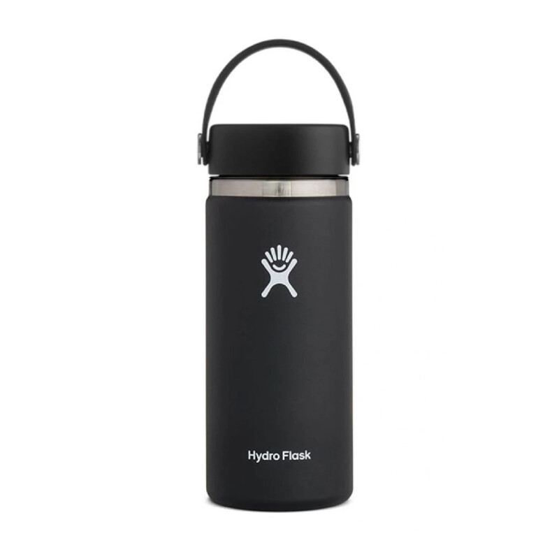 Botella 16 Oz Wide Mouth Flex Cap Black