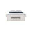 Cama 2 plazas con Cajones Madera maciza - Charme Blanco