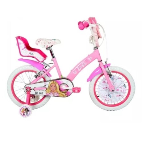 Bicicleta Barbie R.16 Niña Rosado