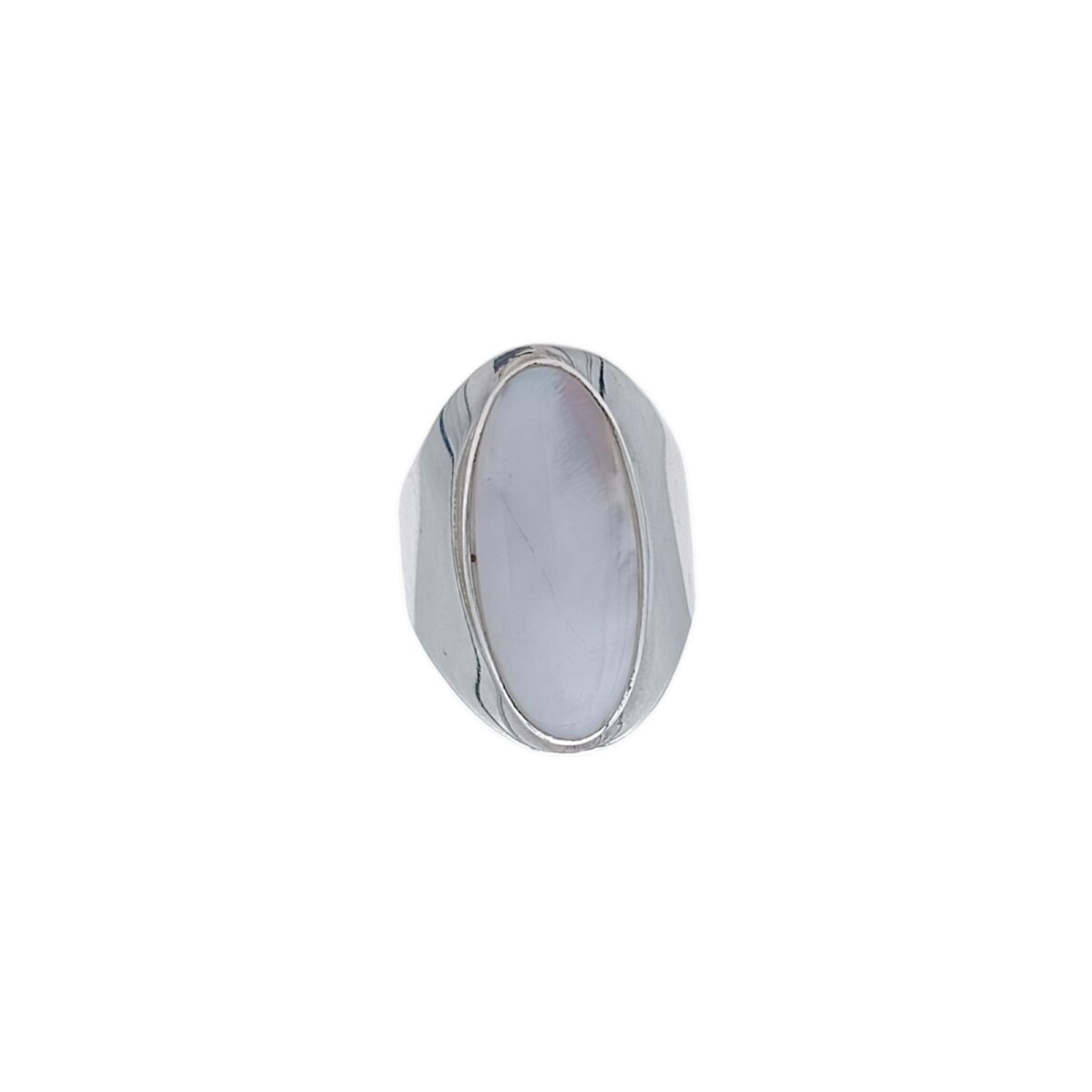 Anillo Oval-Plata 925-Con Nacar-AN4574 - conpiedra 