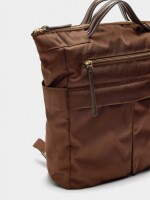 Mochila De Nylon Para Portátil 13" canela