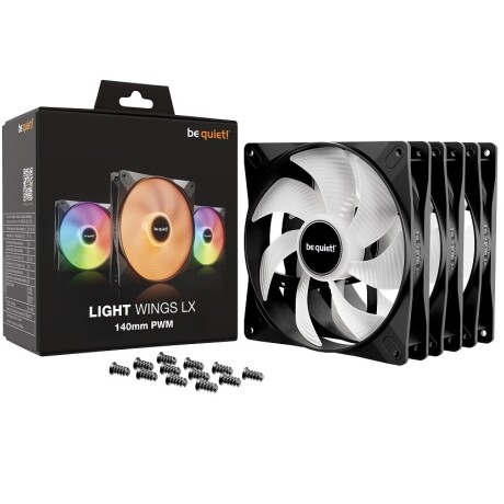 Fan Be Quiet! Light Wings LX 140MM Pwm X 3 001