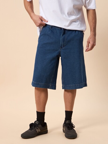 BERMUDA UP AZUL MEDIO JEAN