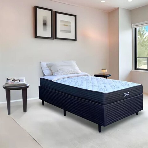 Sommier SUPER MEGA - 1 Plaza – Reversible – Espuma AG + Soft – 78x188x16 cm – Soporta 130 k Sommier SUPER MEGA - 1 Plaza – Reversible – Espuma AG + Soft – 78x188x16 cm – Soporta 130 k