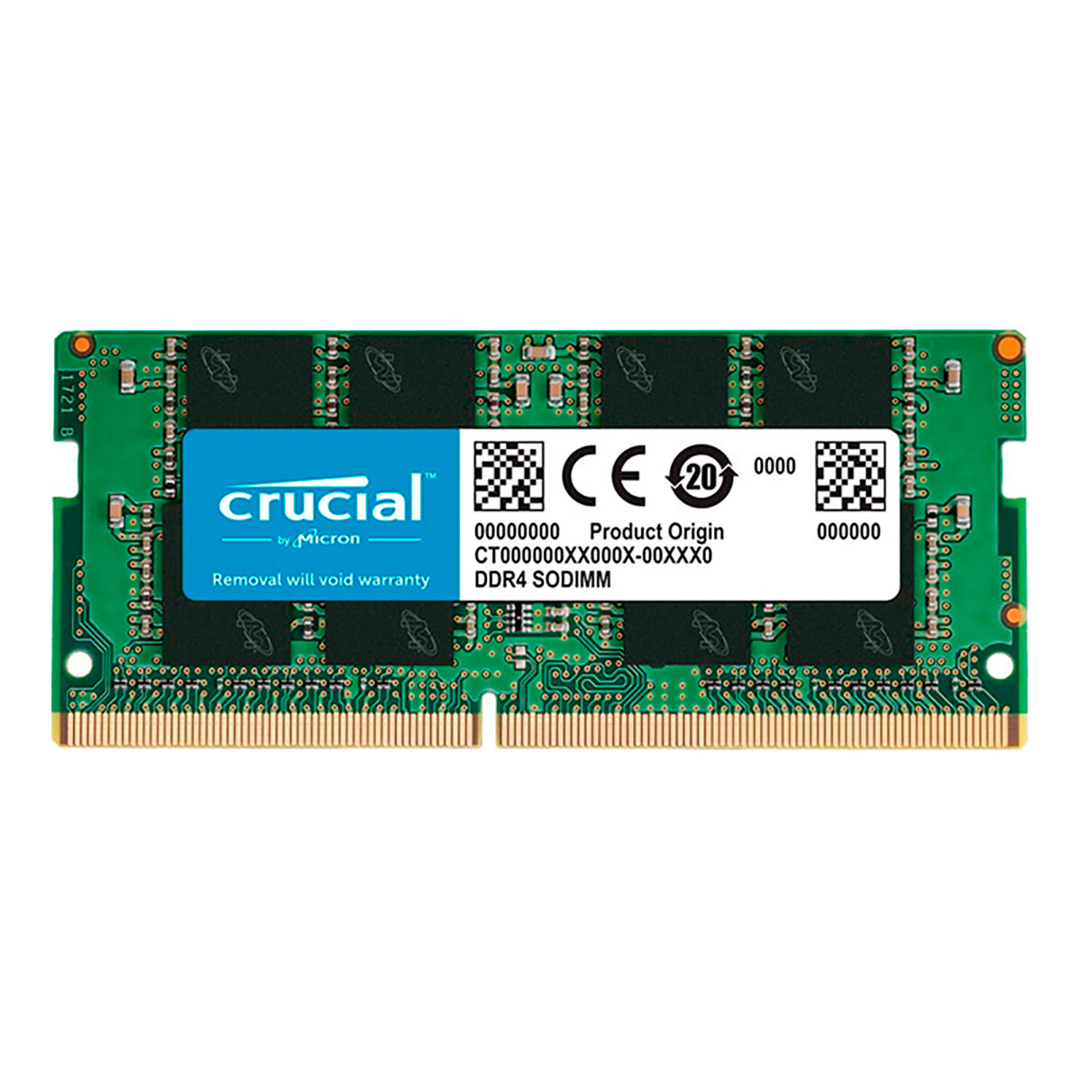 Crucial - Memoria DDR4 Basics CB8GS2666 - 8GB. Sodimm. PC4-21300. 2666MHZ. 1,2V. - 001 