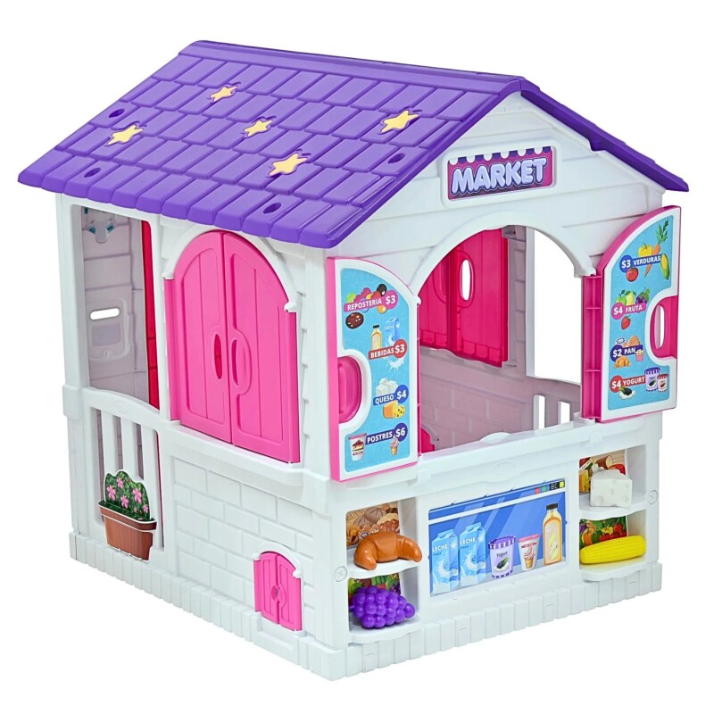 Playhouse 2 en 1, Casita y Supermercado Playhouse 2 en 1, Casita y Supermercado