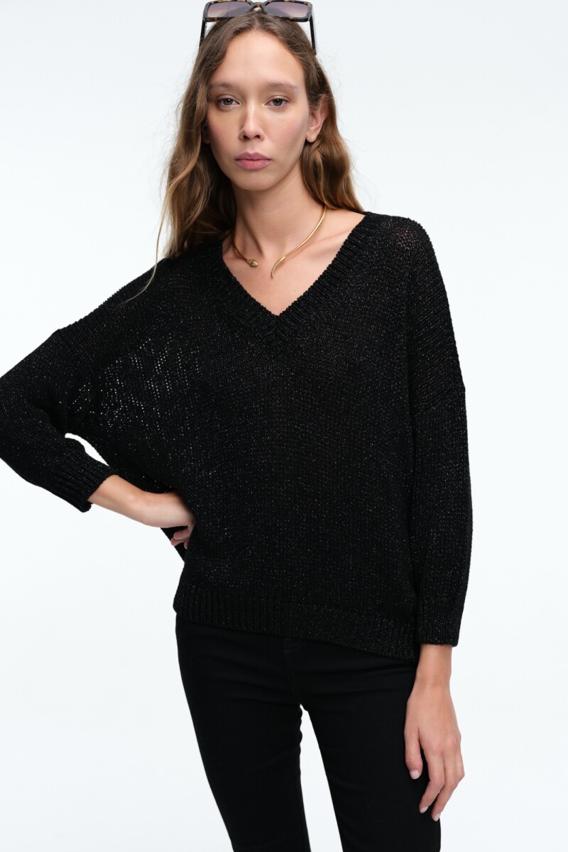 SWEATER V Negro