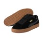 Suede XL - Mujer Black-Gold