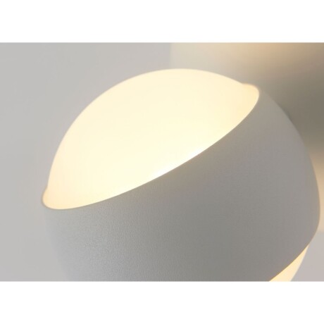 Aplique Led Bidireccional de Pared tipo spot esfera minimalista BLANCO