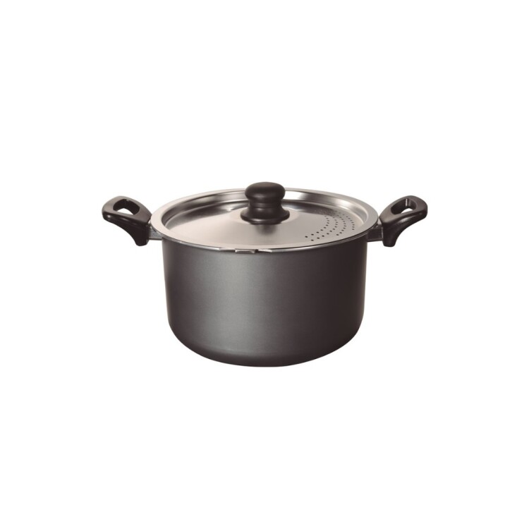 OLLA PASTERA CUORI PRESTO 6,5 LITROS NEGRO