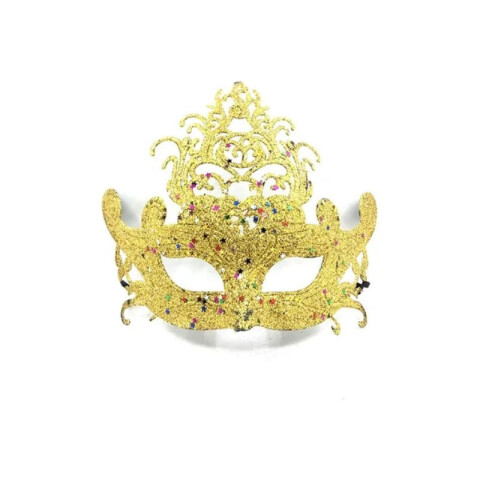 Antifaz de Diva Dorado