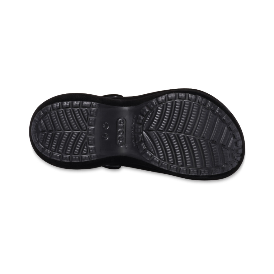Plataformas Crocs Bae Velvet Clog W Mujer Black