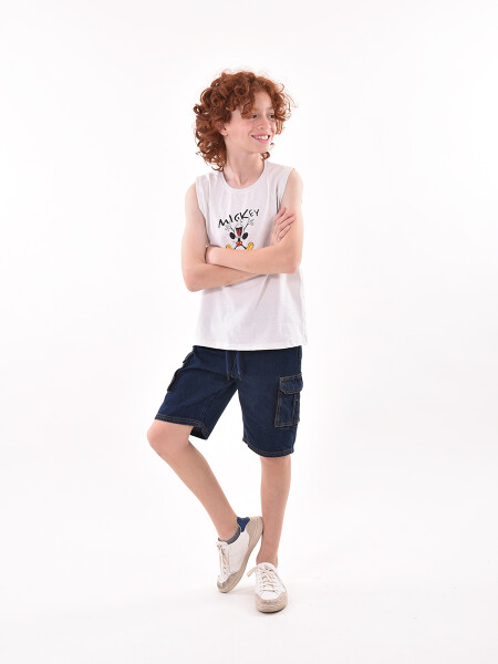 MUSCULOSA MICKEY IDEA BEIGE CLARO