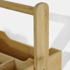 ORGANIZADOR BAMBU C/DIVSIONES P/COCINA Unica