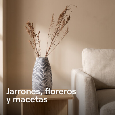 BazarDecoCategorias Jarrones, floreros y macetas