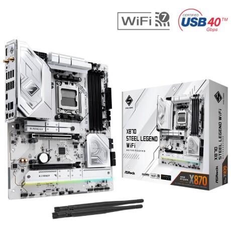Motherboard Asrock X870 Steel Legend Wifi AM5 001