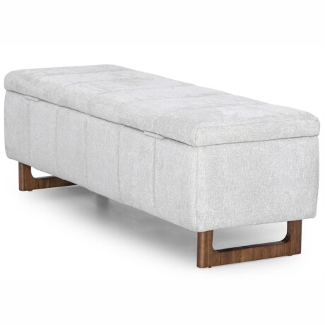Butaca 3822 Baúl Tapizado en Tela Gris